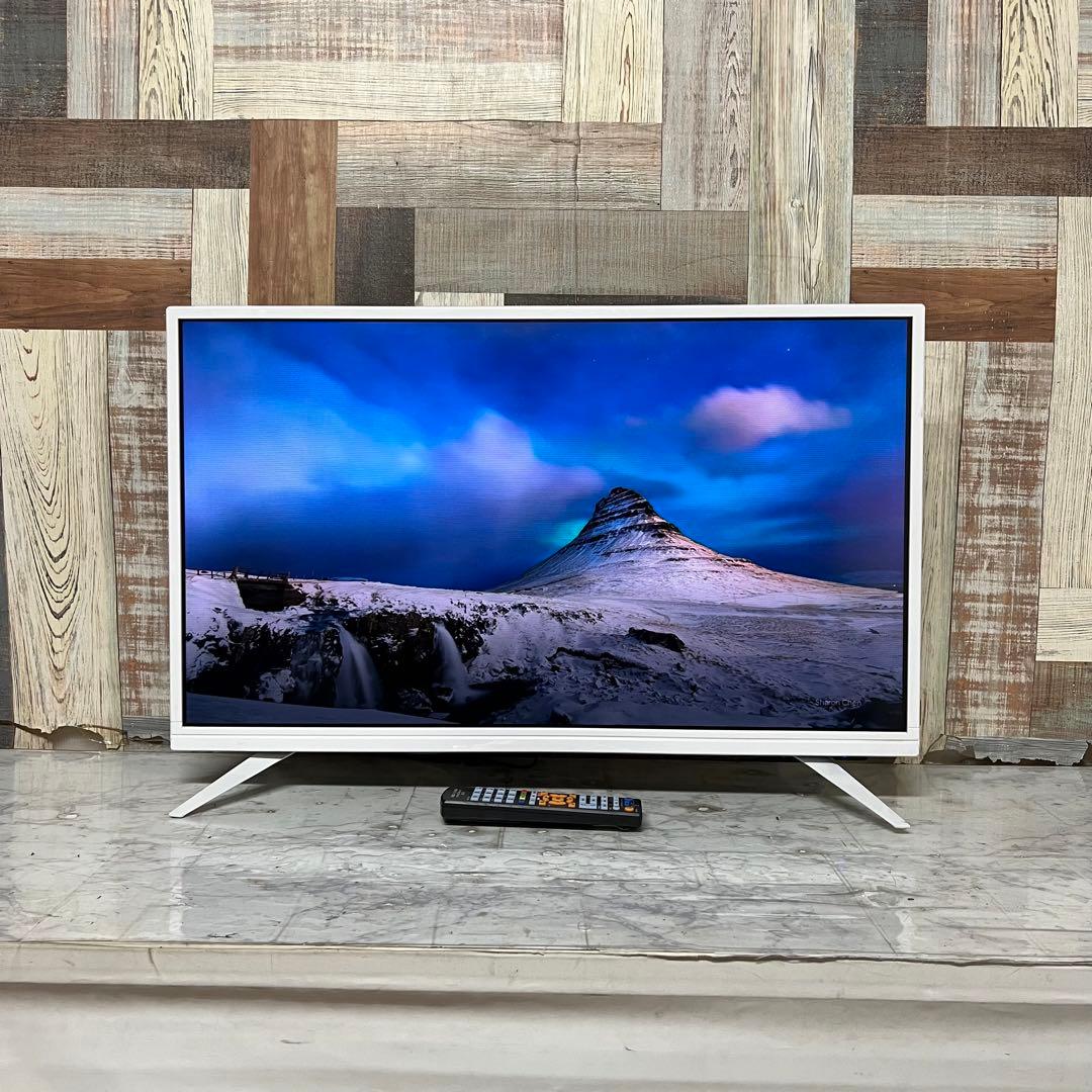 即日受渡❣️全国送料込アマダナホワイトデザイン32V型液晶地上D・BSCSテレビ