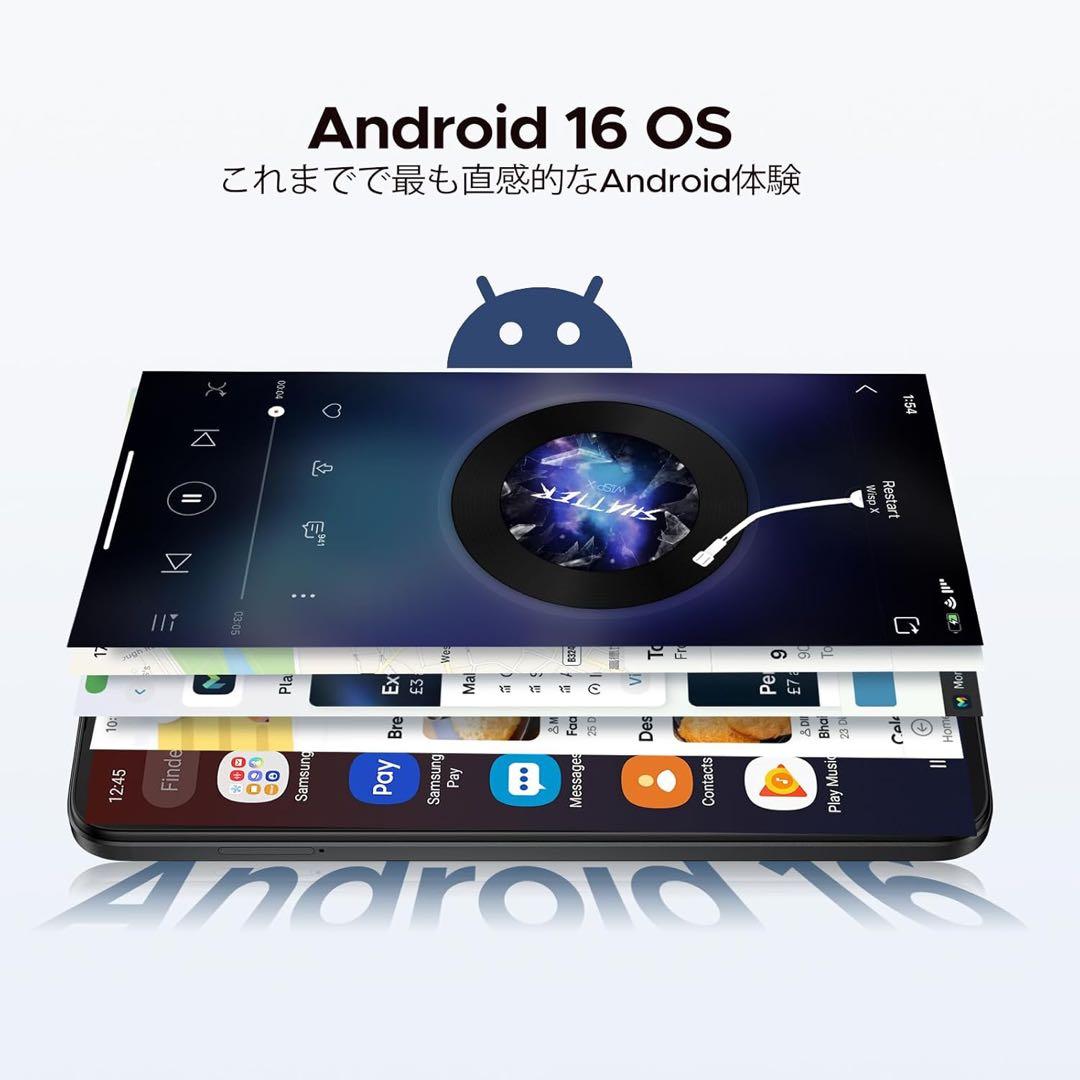 Android16 スマホ 32GB+128GB 2TB拡張 simフリー