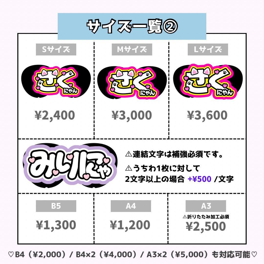 ぽり✩ページ♡0128ネームボード うちわ文字 連結文字パネル オーダー