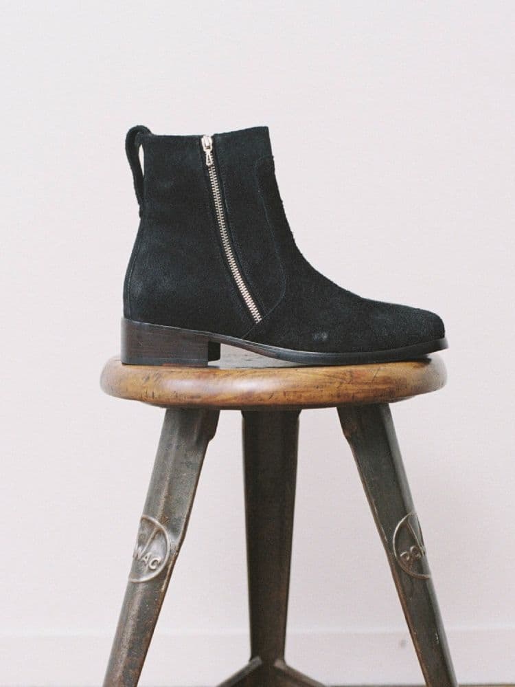靴 Llife SLIGHT SQUARE ZIP BOOTS 41