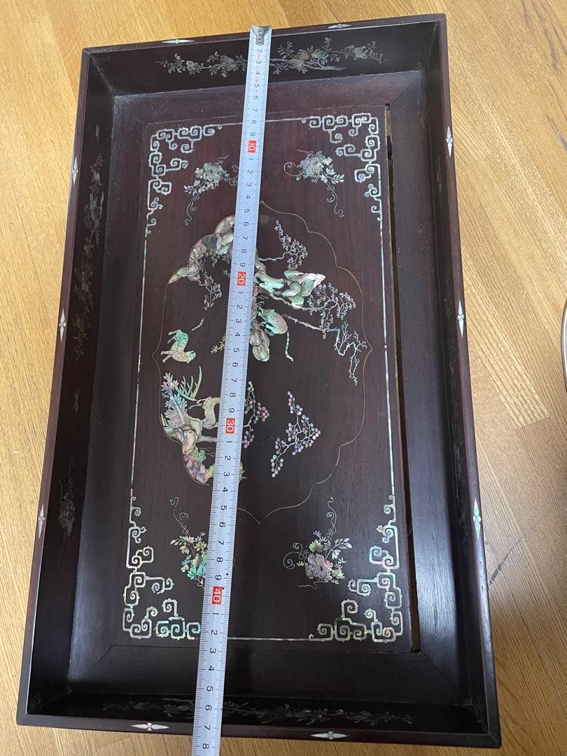 唐物　中国美術　時代　螺鈿象嵌　細工象嵌　螺鈿テーブル　華道具　香道具　古美術