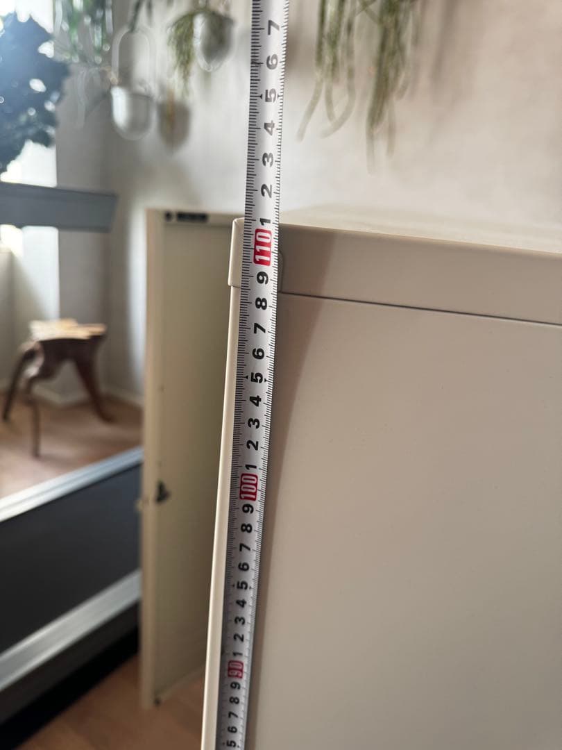 mustard スチールキャビネット 2ドア（値引き交渉OK）