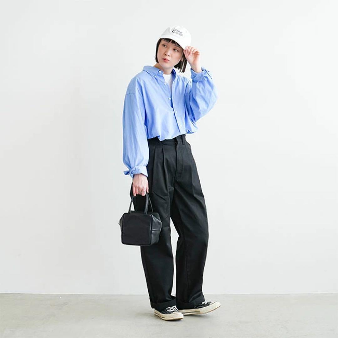 ザ シンゾーン トムボーイパンツ ストレートパンツ ワイドパンツ タックパンツ