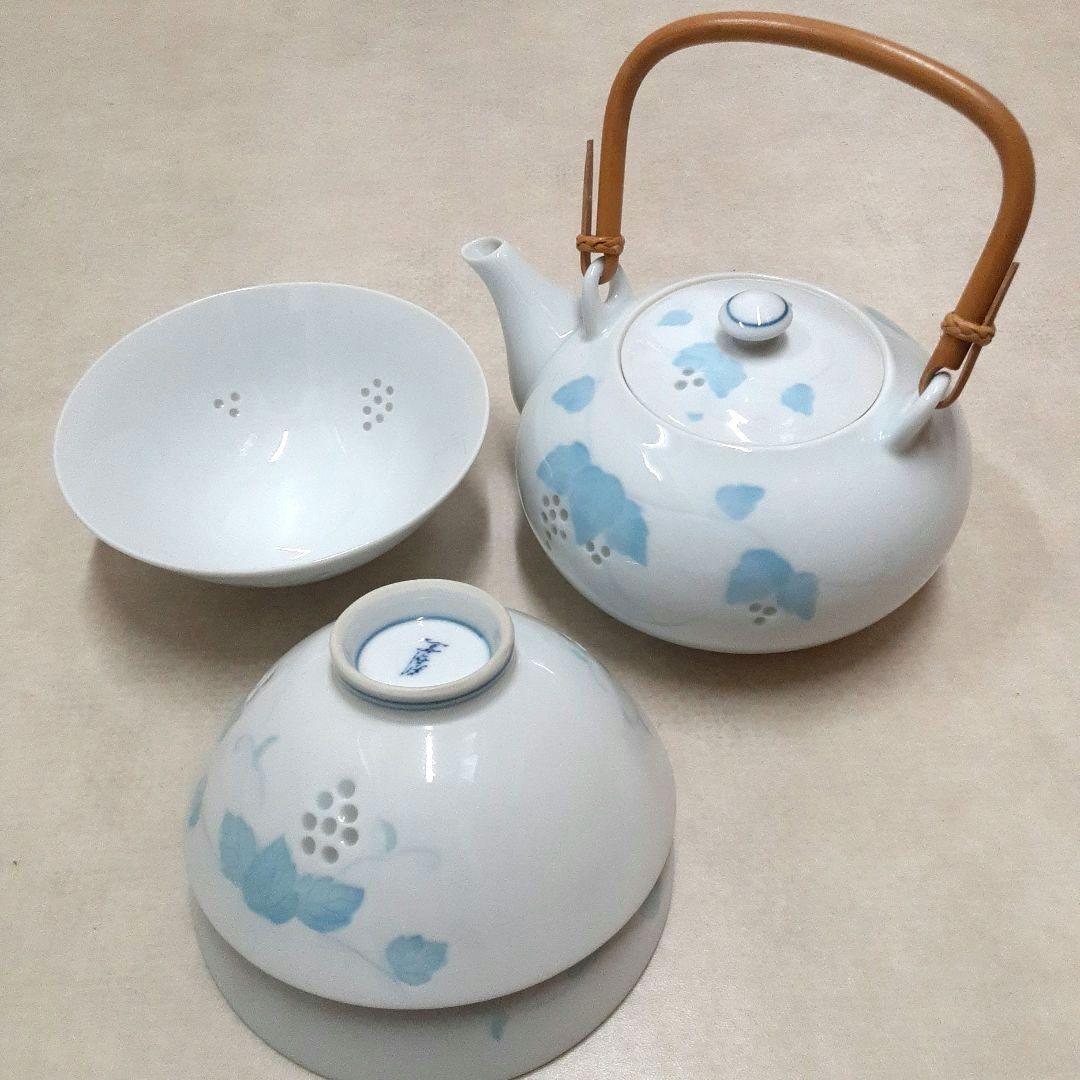 透かし彫り食器セット　葡萄柄　計56点