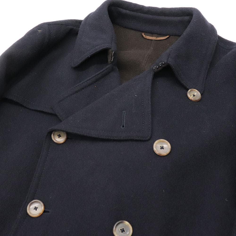 極上品　HERNO　ヘルノ　イタリア製　ダブルフェイス　ベルテッド　ウールコート