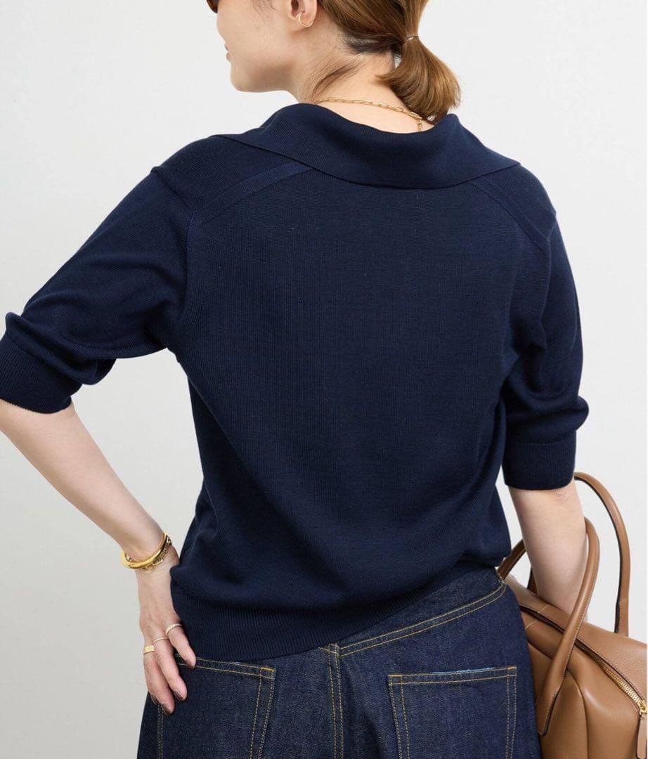 3.5万deuxieme classe⭐︎25SS SOIE POLOSHIRT