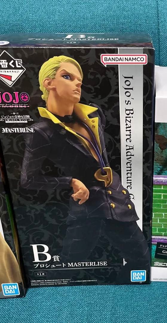 ジョジョ　一番くじ　フィギュア　グランディスタ　プロシュート　ドッピオ