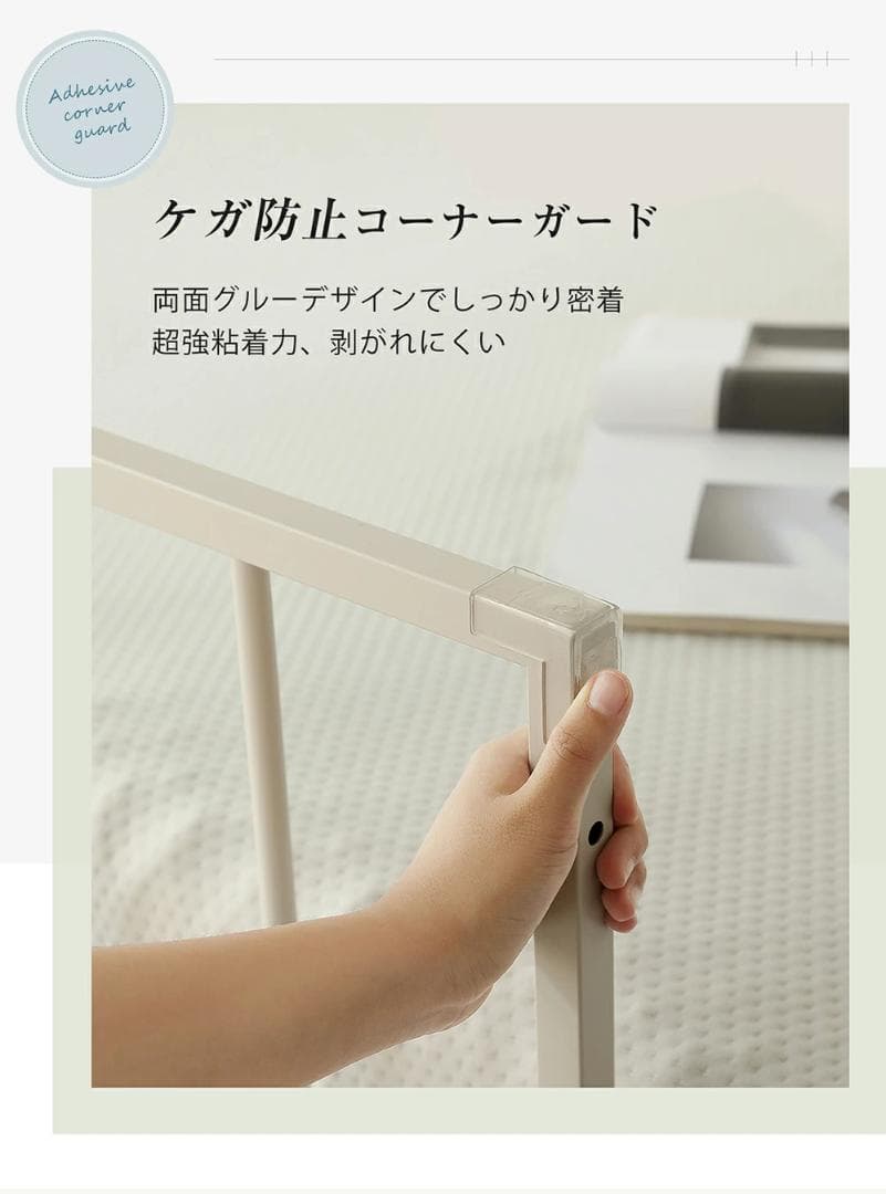 限定価格！シングル・ロフトベッド　高さ110cm　子供部屋に最適　WHITE