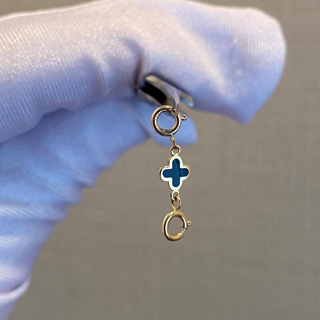 K18YG 引き輪 ヒキワ クローバー 四ツ葉 イエローゴールド 18金 18K