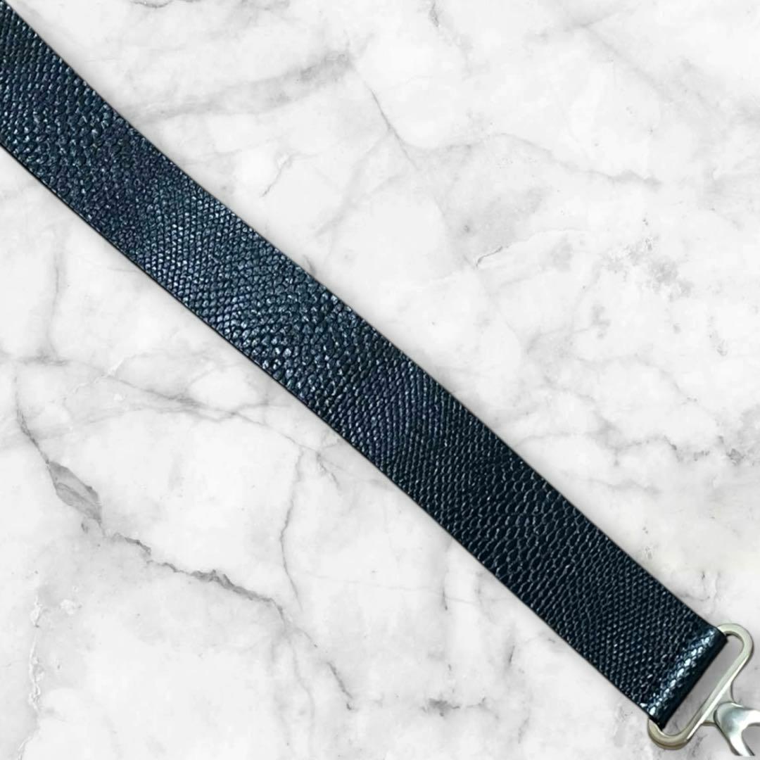 Vivienne Westwood ゴールドオーブバックル　型押しレザーベルト