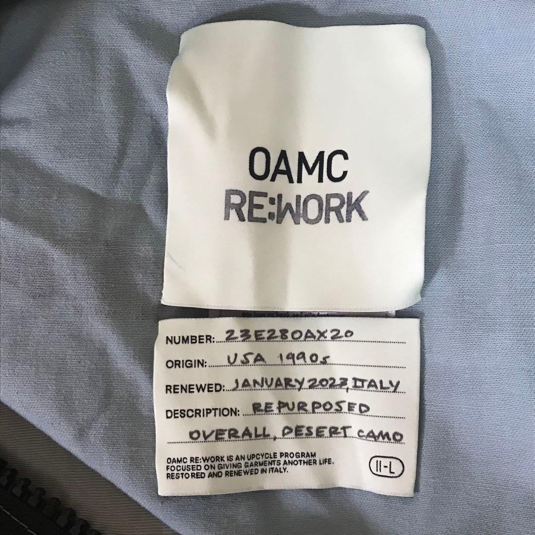 OAMC 23SS RE:WORK デザートカモ オーバーオール