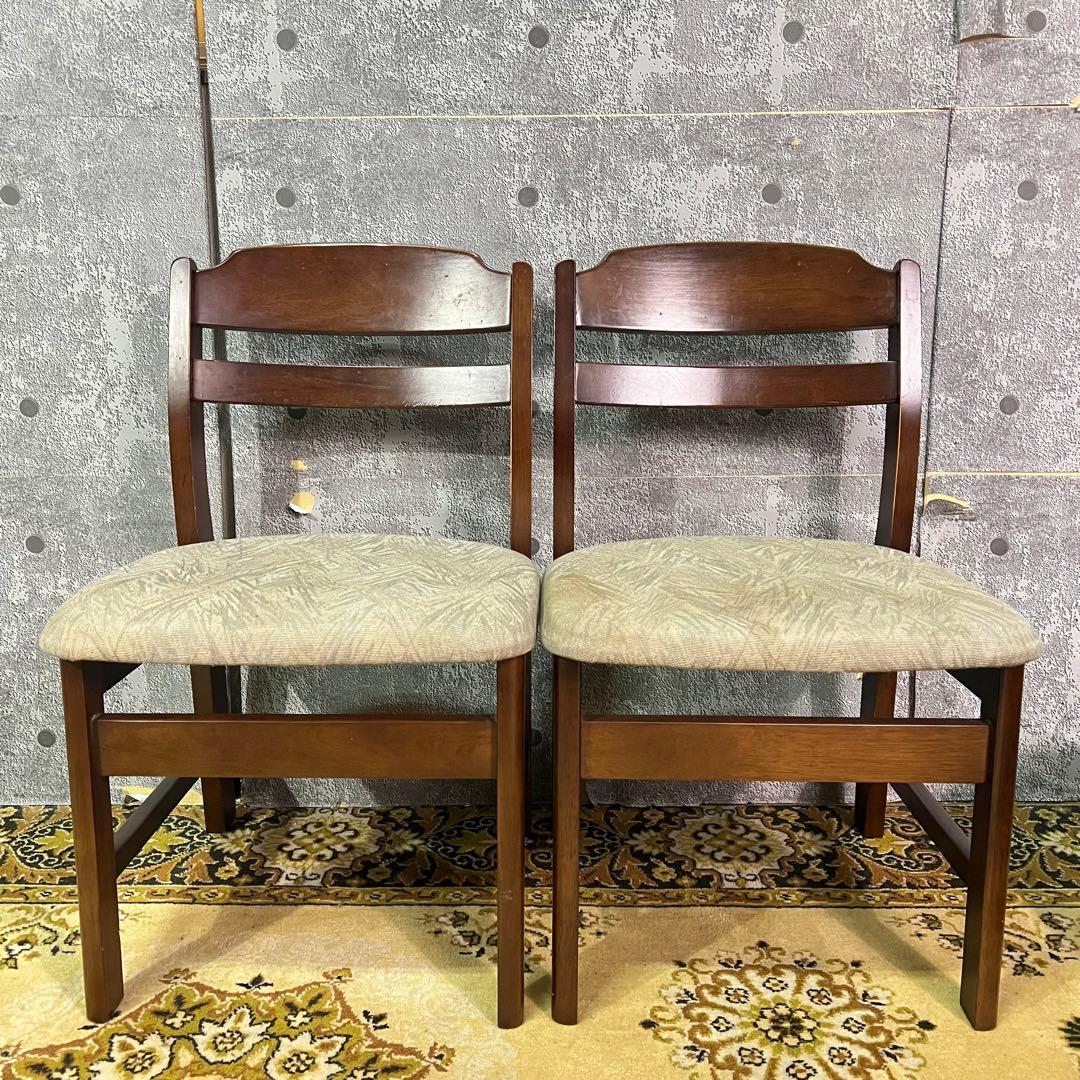 ꧁SEF家具꧂ダイニングチェア4脚セット ファブリック いす イス 椅子 レトロ