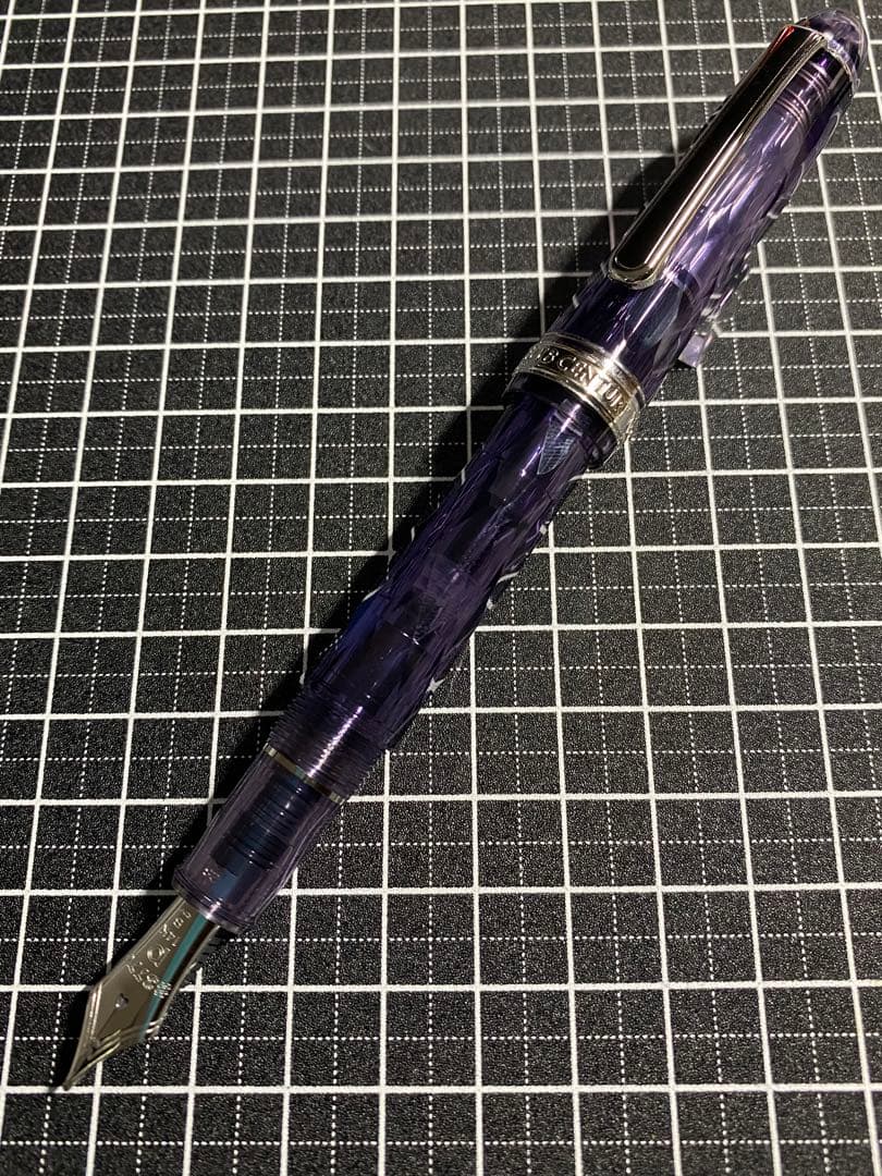 Platinum CENTURY #3776 紫雲　万年筆　字幅B