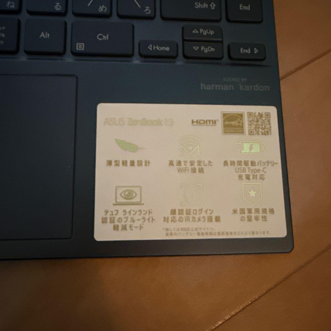 ASUS ZenBook 13 (UX325EA) 本体
