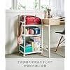 山崎実業 目隠しワゴン タワー L ホワイト 1419