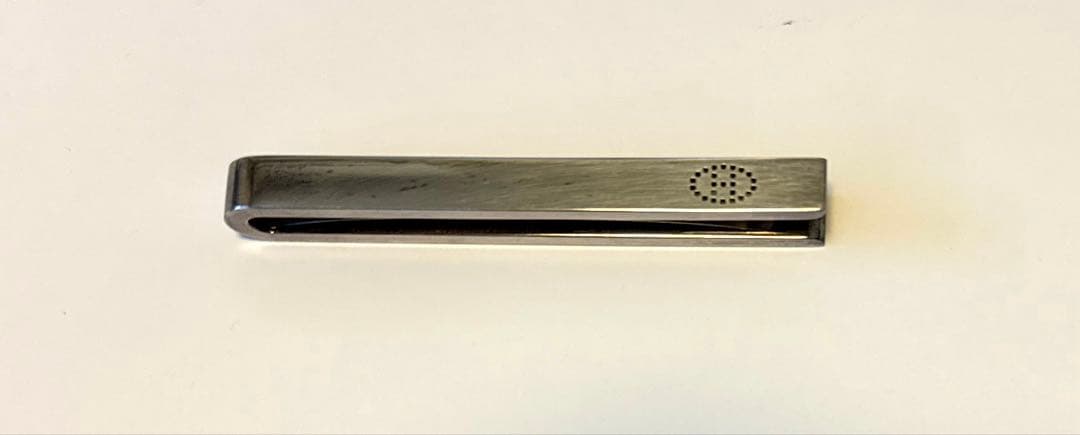 エルメス　H ロゴ　ネクタイピン　925 シルバー　タイピン　タイバー　エブリン