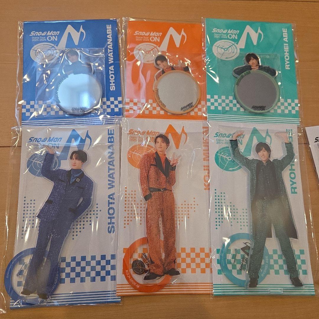 【新品未開封】コンプセット　 Man　on アクスタ　ミラーステッカー