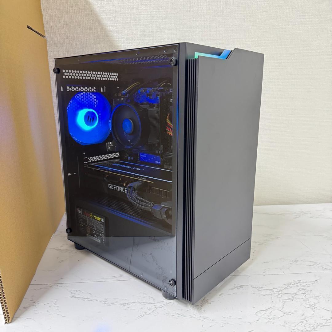 【即納激安】RTX5070搭載ゲーミングPCフルセット✨新品ケース✨黒
