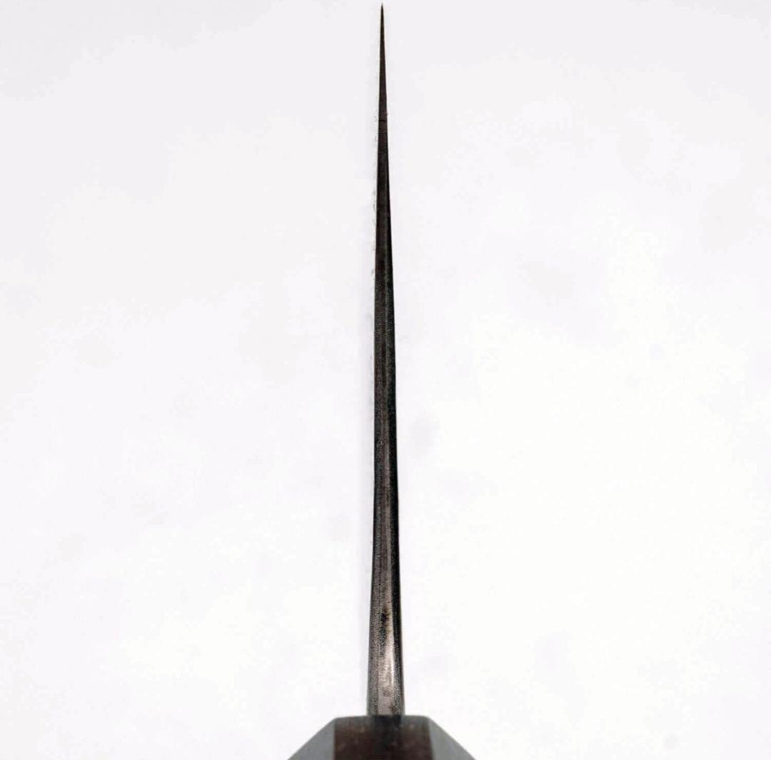松原刃物　梨地　青ニ　ステンクラッド　中華180mm