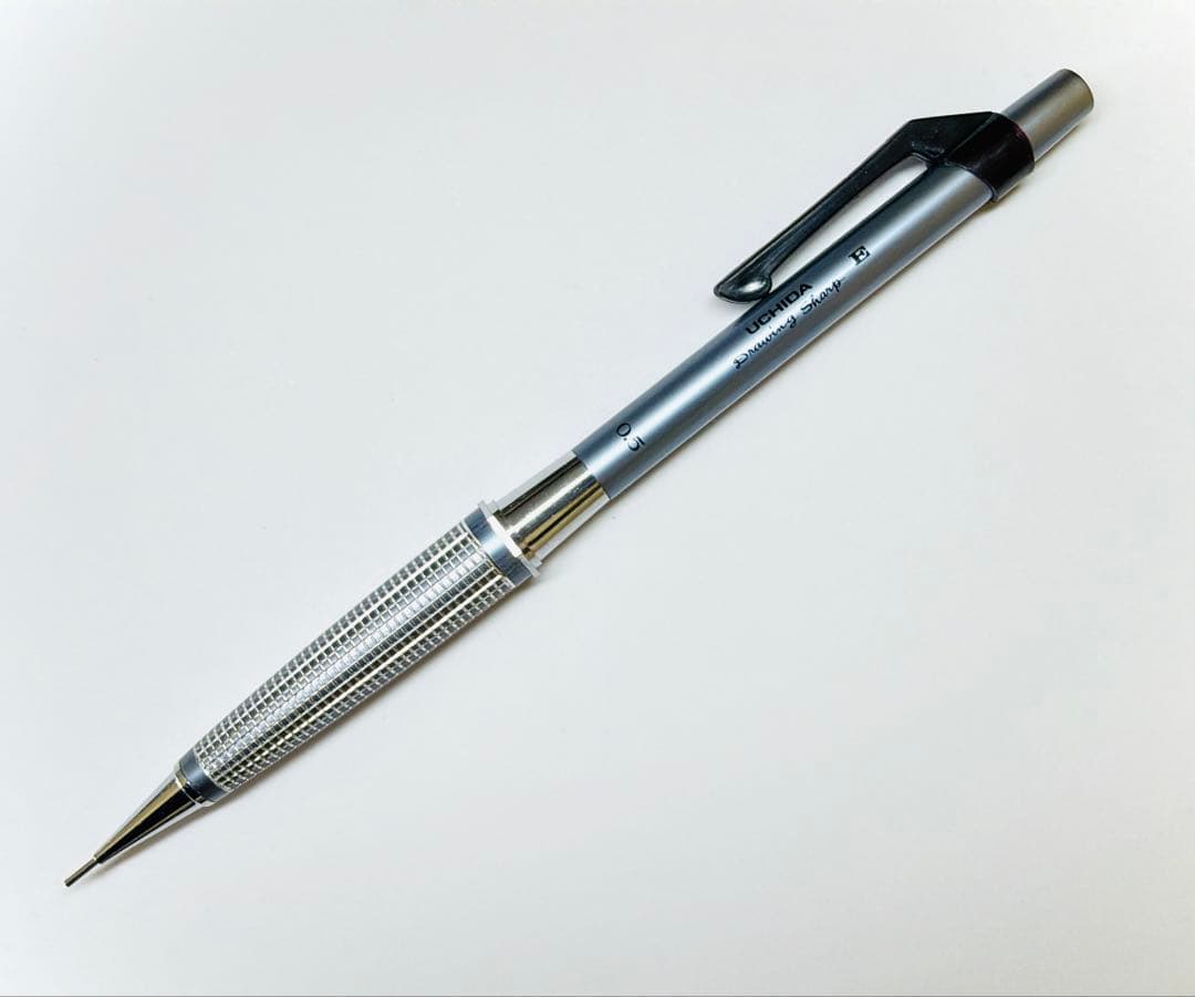 美品 UCHIDA ウチダ ドローイングシャープ E型 ブルー 廃番 シャーペン