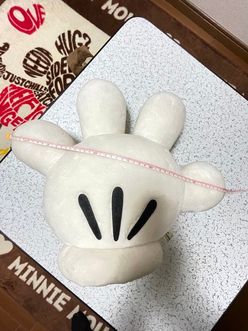 ミッキーマウス　手　ぬいぐるみ　東京ディズニーランド　日本製　スタンド型　大きい