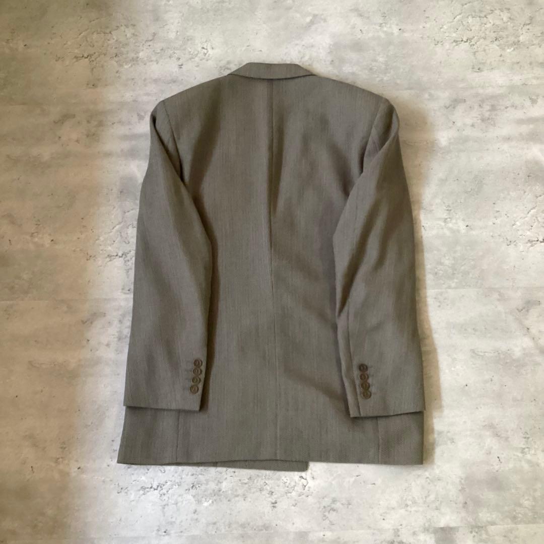 Christian Dior スーツセットアップ　ツイード　グレージュ　背抜き
