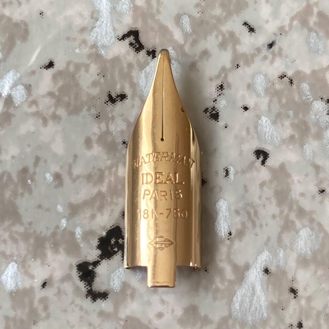 #141 オーバーホール済み 万年筆 WATERMAN ウォーターマン 18k