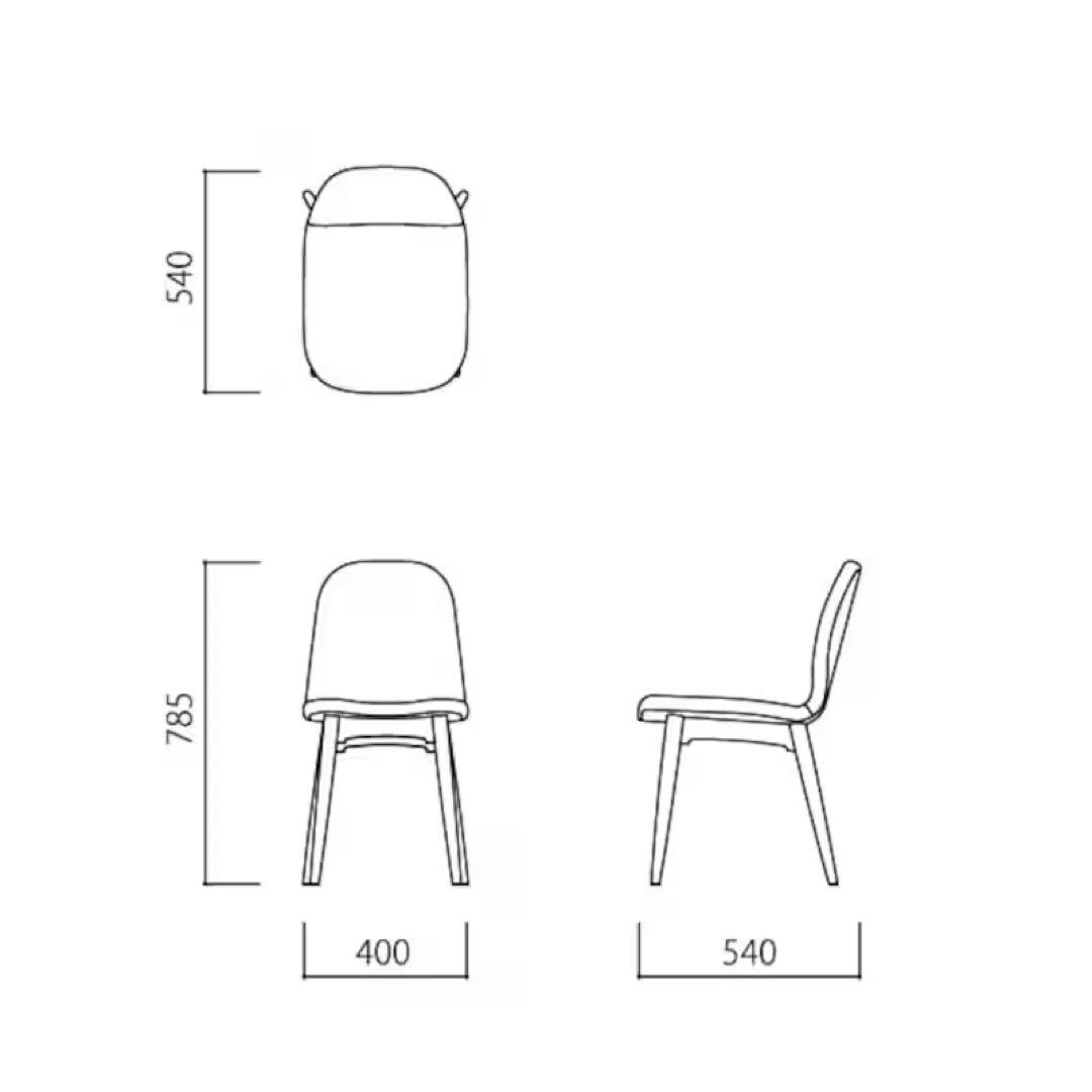 【美品】IDEE 無印良品 コショネチェア ダイニングチェア