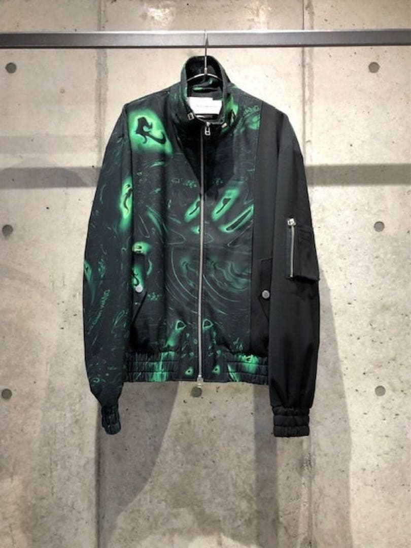 ぽ*ん様 Feng Chen Wang PRINT PANELLED JACKE