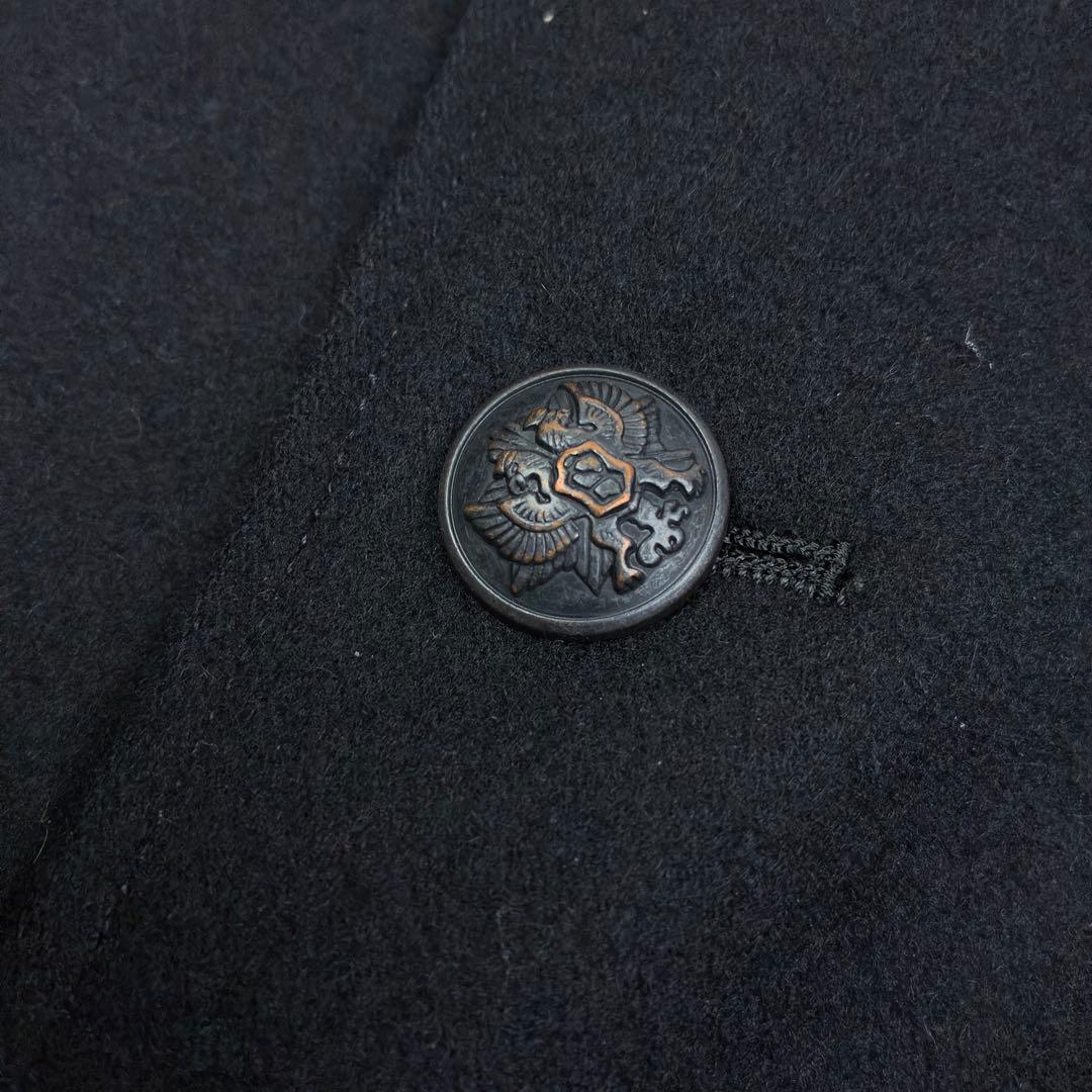 美品　ポールスミス　ナポレオンコート　メタルボタン　カシミヤ混　XL　黒