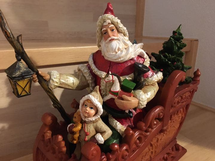 クリスマス飾り　イギリス　スコットランド　置物　カントリー　アンティーク風