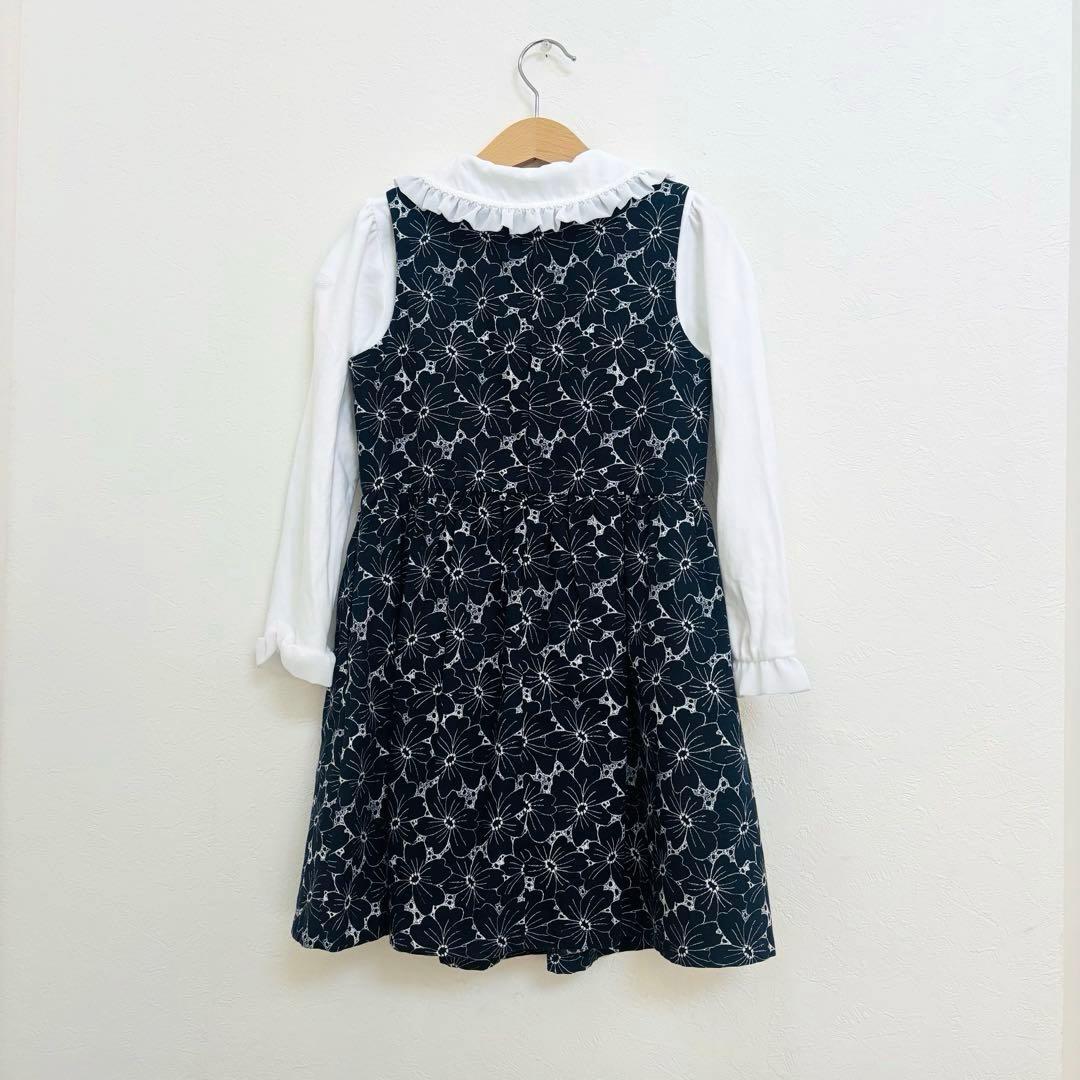 【美品】BeBe フォーマル スーツ 120 ジャケット ワンピース 入学式