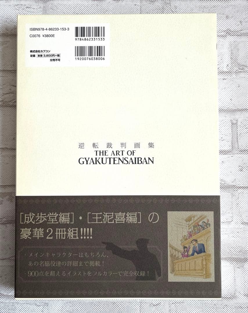 【美品】逆転裁判画集 成歩堂編、王泥喜編