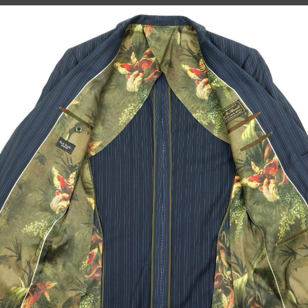 Paul SmithLondon×ロロピアーナ　セットアップスーツ　ネイビー　Ｍ