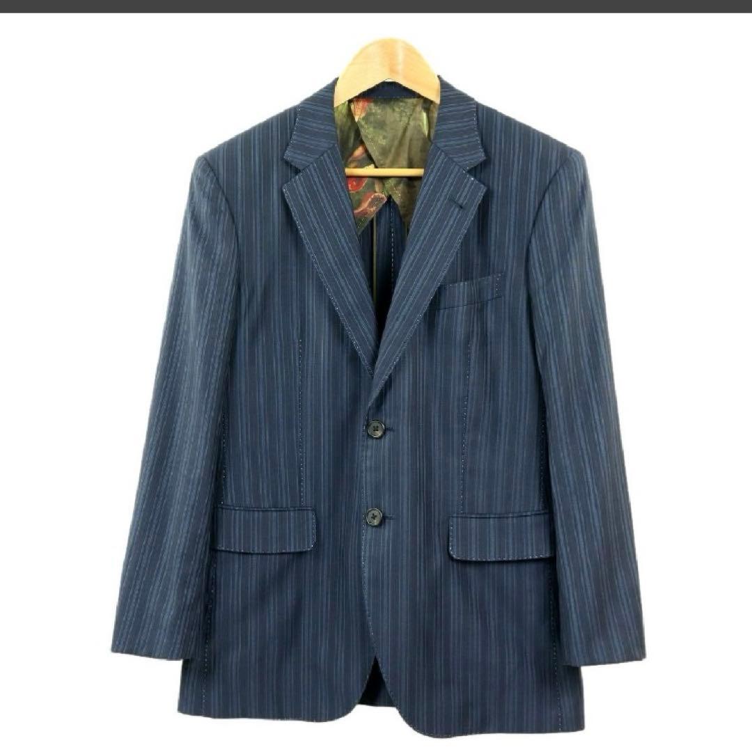 Paul SmithLondon×ロロピアーナ　セットアップスーツ　ネイビー　Ｍ