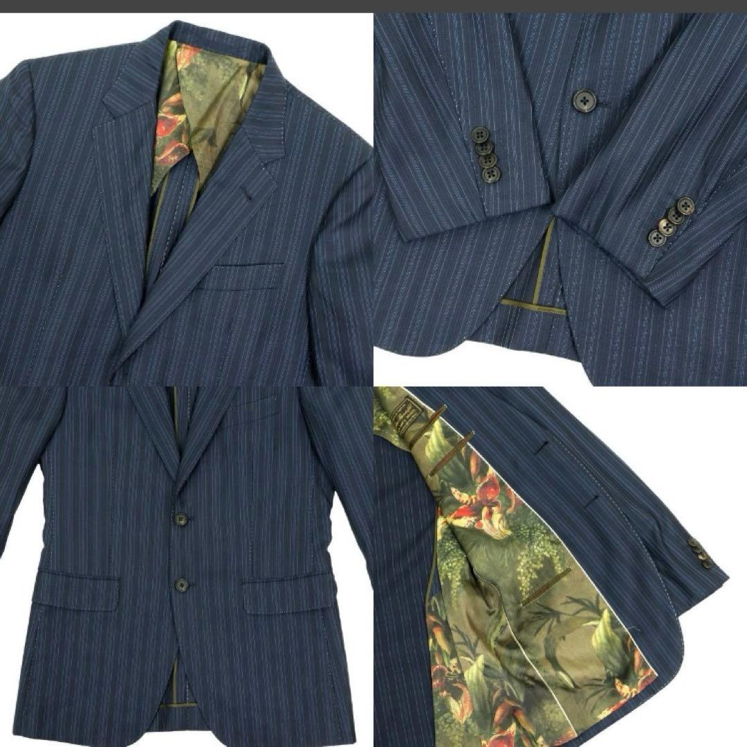 Paul SmithLondon×ロロピアーナ　セットアップスーツ　ネイビー　Ｍ