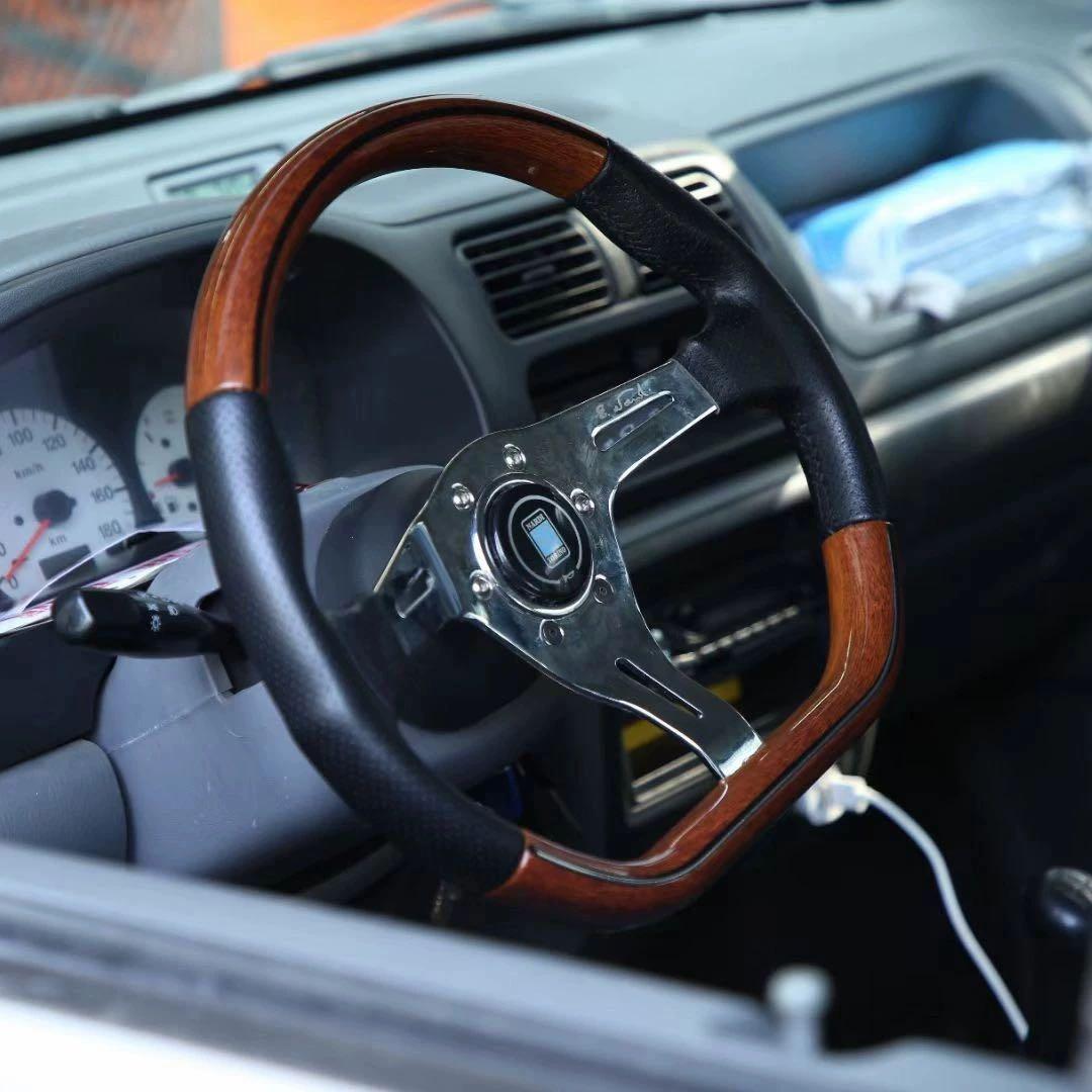 NARDI ナルディステアリング ウッド D スポーツステアリング車14インチ