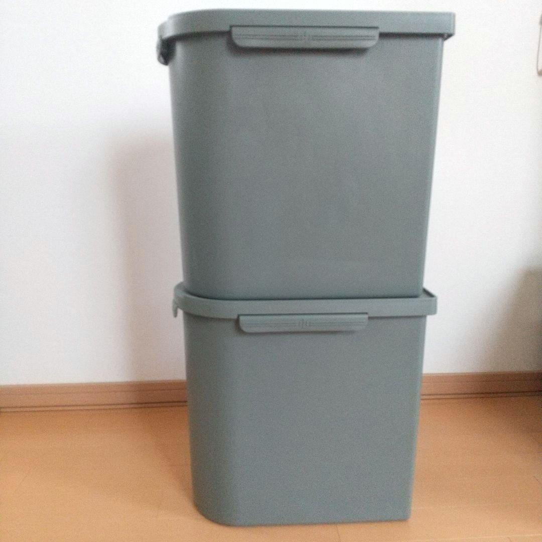 タッパーウェア キッチンキーパー ストッカー 米びつ24L２個セット