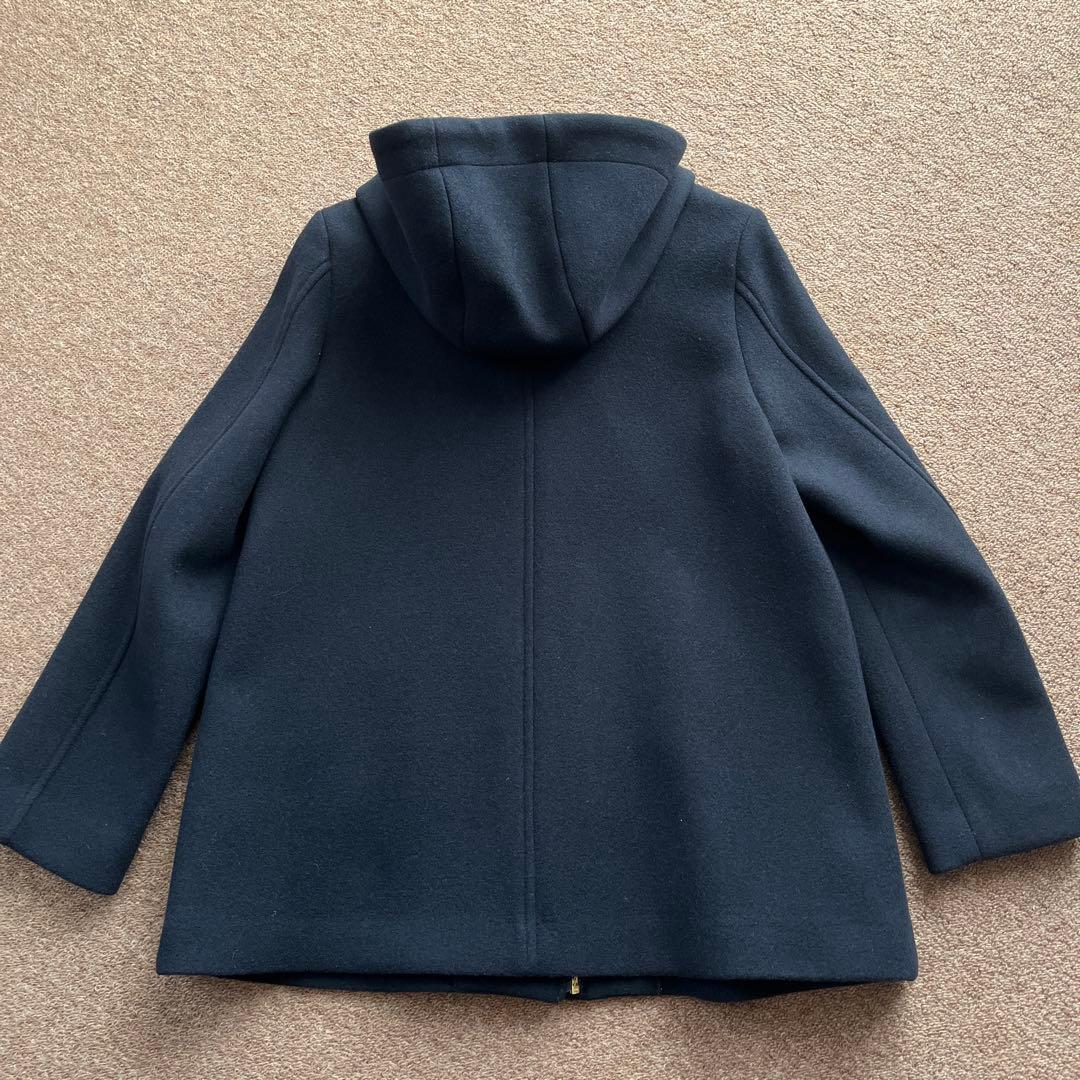 【美品】SHIPS khaju ウールコート ネイビー 36