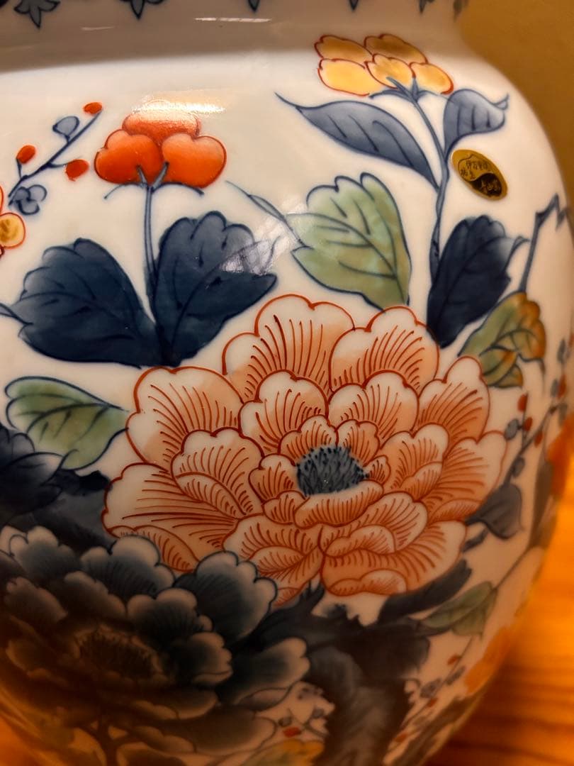 鍋島　花瓶