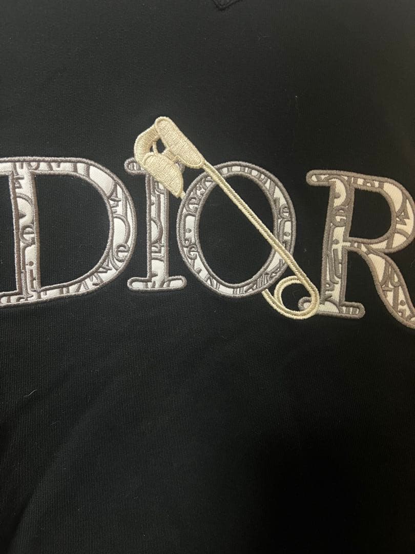 Dior 刺繍トレーナー ブラック