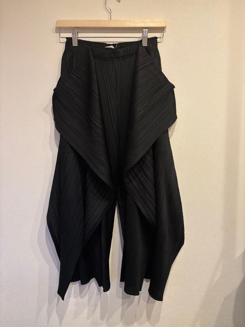 PLEATS PLEASE レイヤードドレープパンツサルエルパンツ