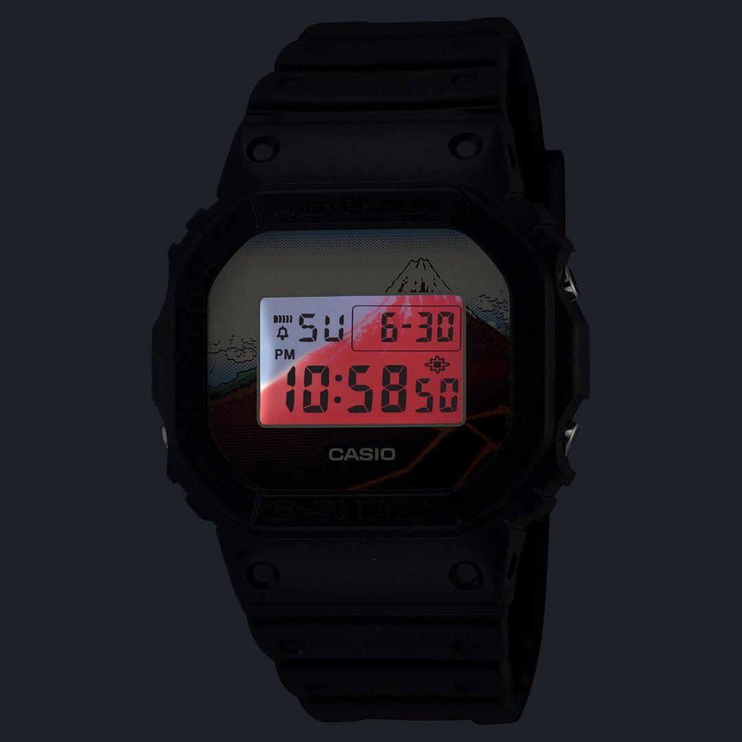 新品　DW-5600KHSH25-1JR　G-SHOCK　葛飾北斎　山下白雨