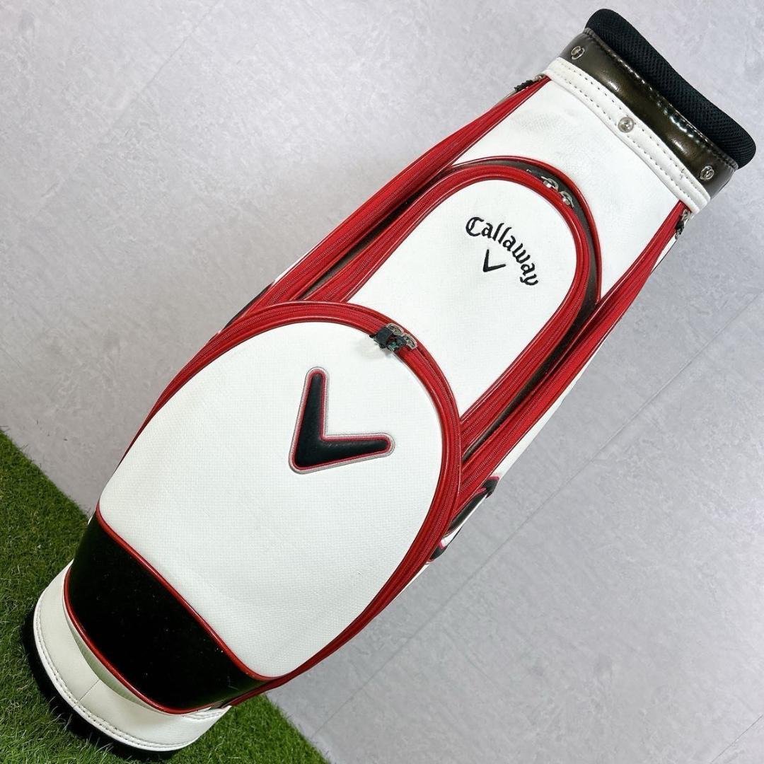 Callaway キャロウェイ メンズ ゴルフ キャディバッグ 白　ホワイト