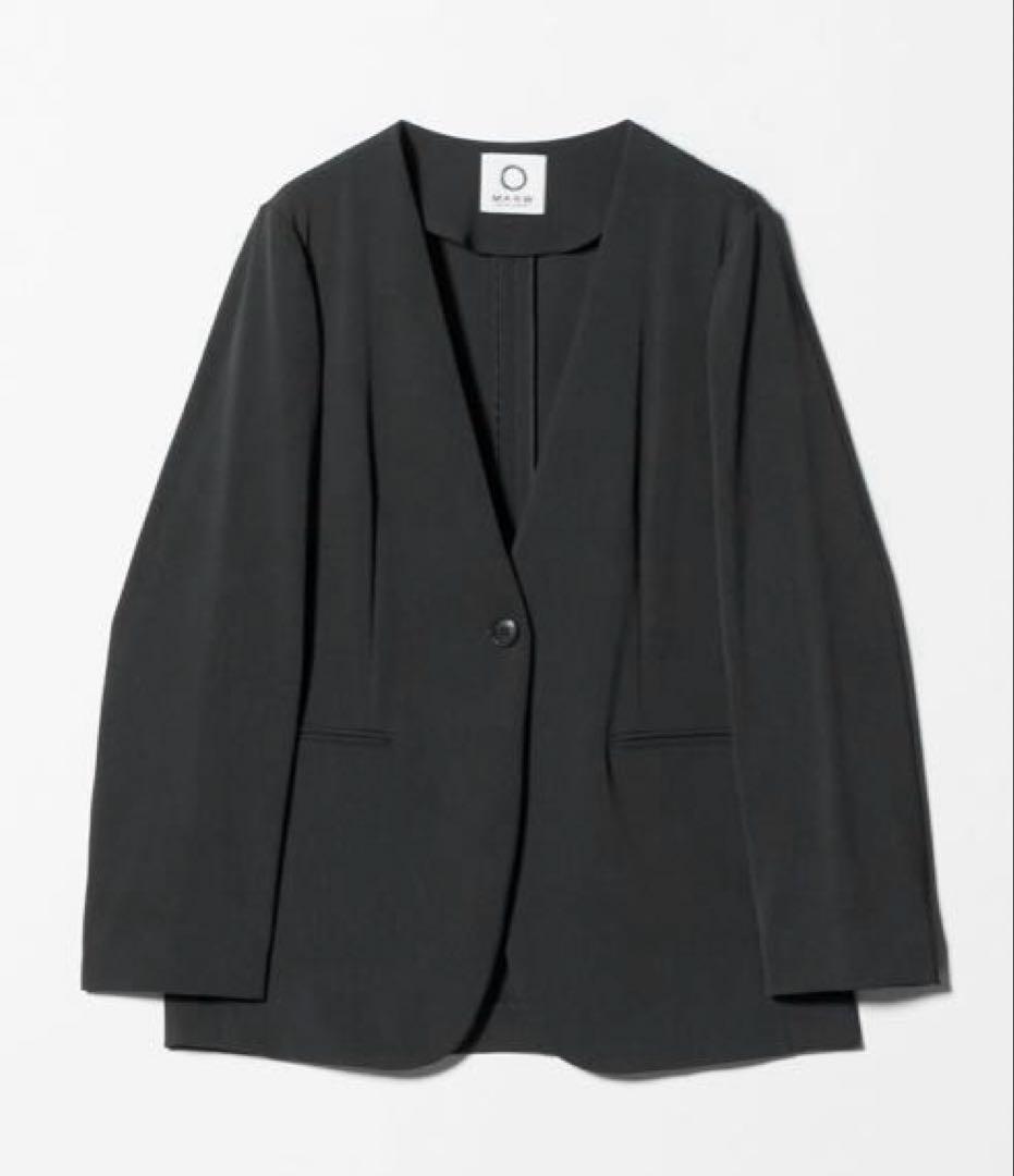 MARW UNITED ARROWS ツイルノーカラージャケット