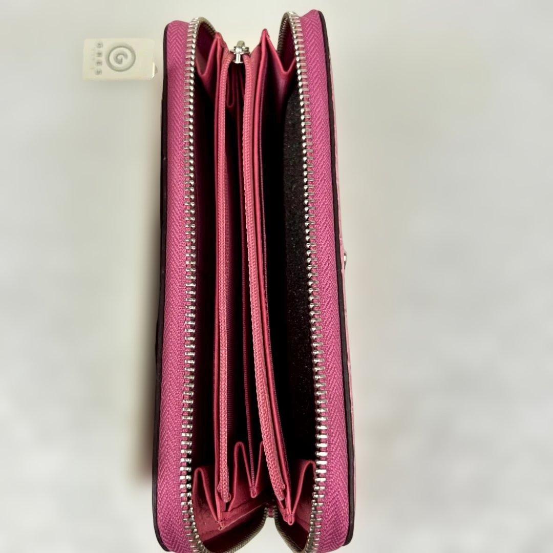 【新品未使用タグ付き】長財布　GRES クロコダイル　ラウンドジップ　ピンク