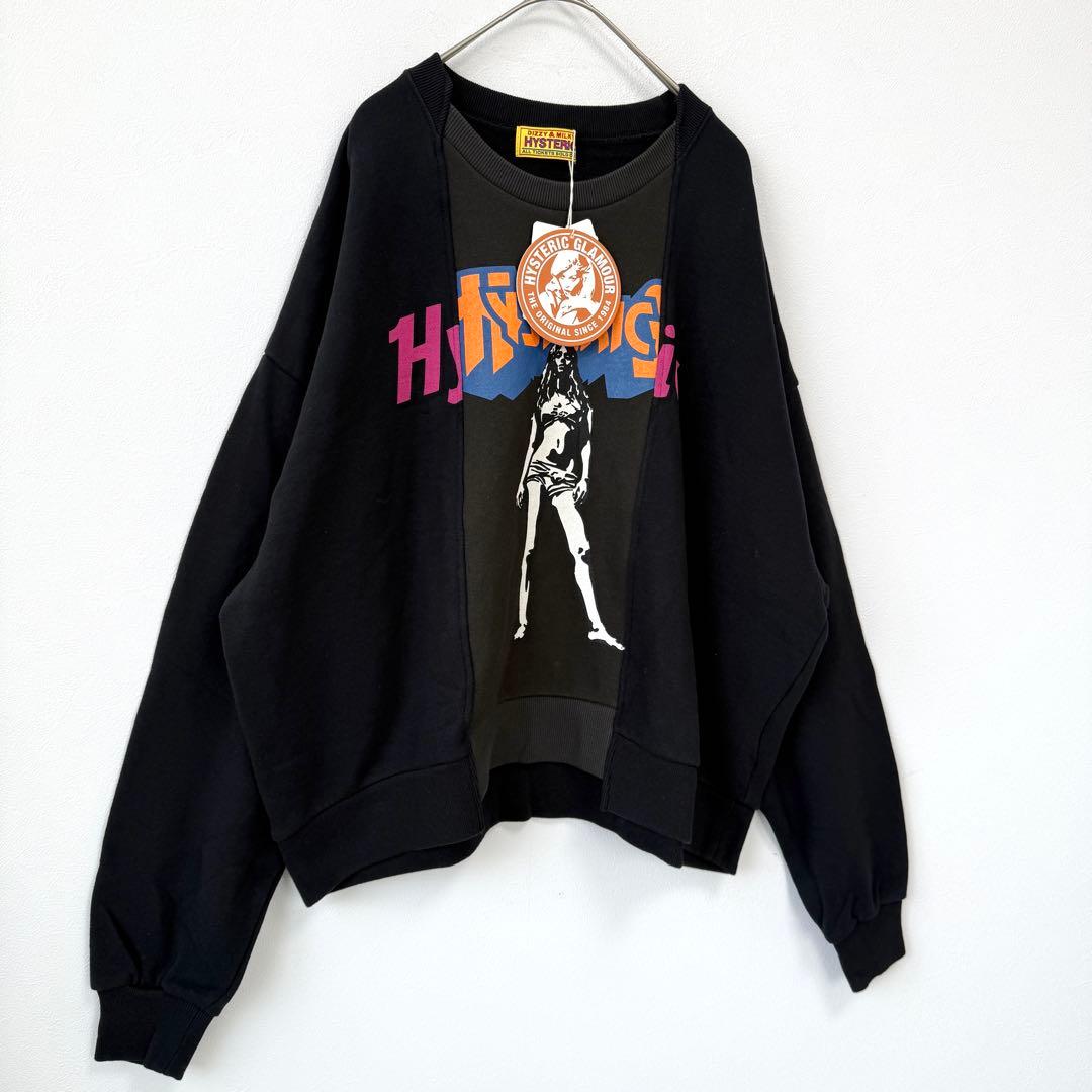 【新品✨タグ付き】ヒステリックグラマー BAD ASS MAMA スウェット 黒