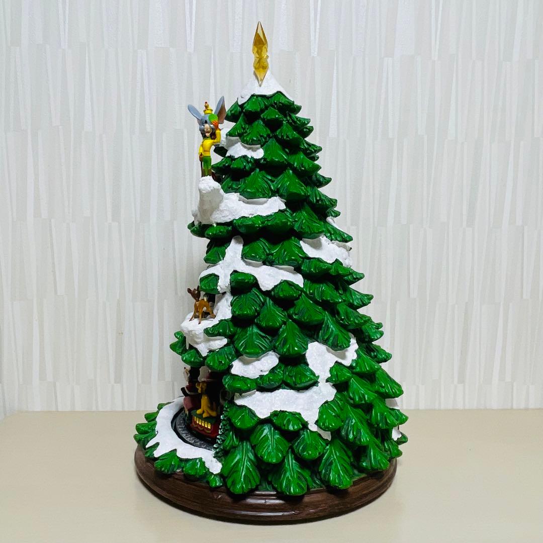 Disney ディズニー クリスマスツリー メリーゴーランド 置物 メロディ