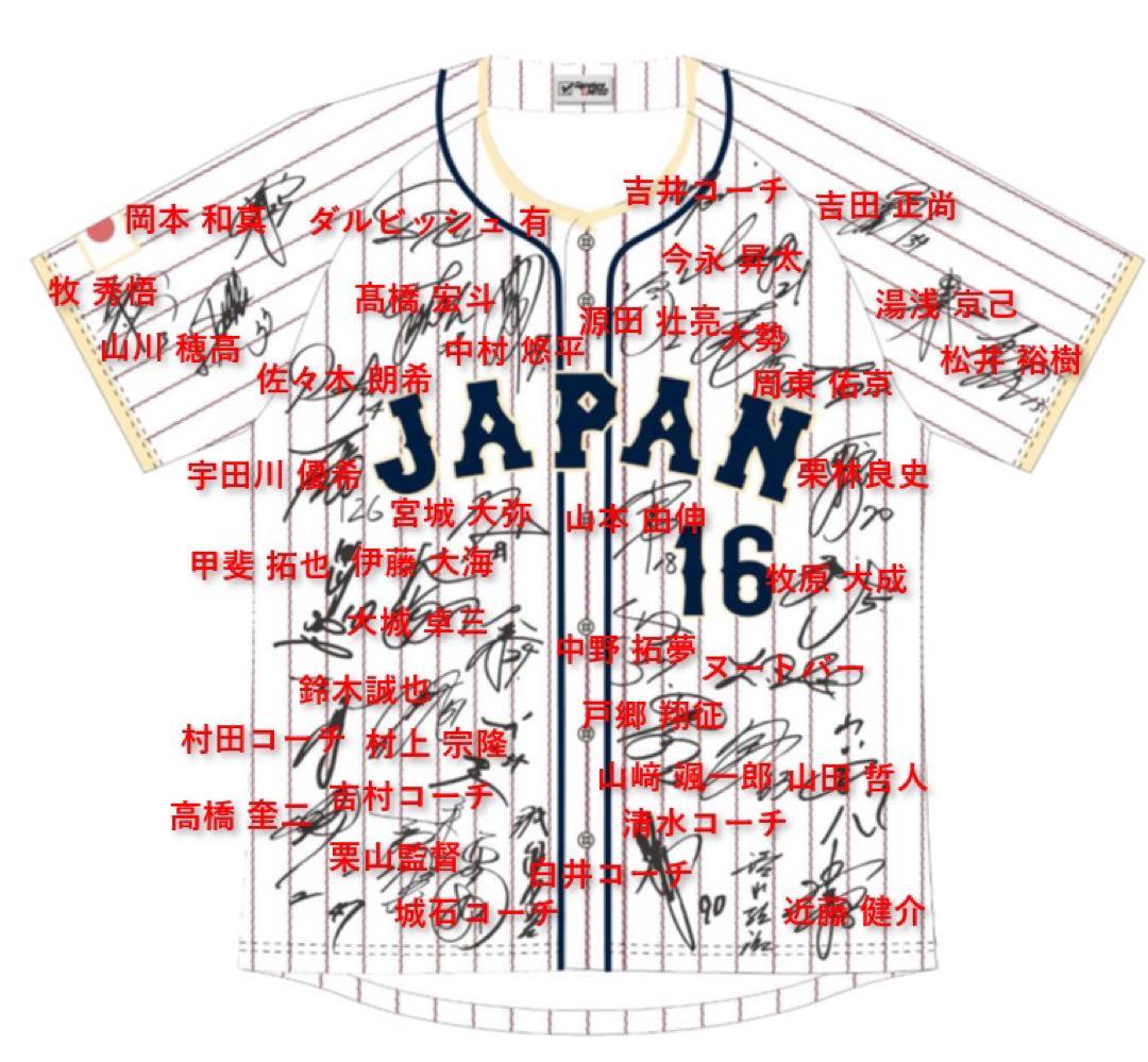 ガ*ー様 非売品　大谷翔平　2023WBC MVP サインプリント日本代表ユニフ