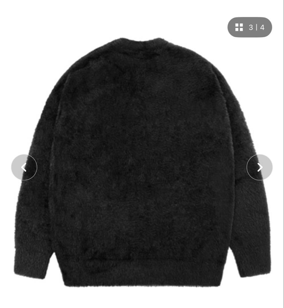 OY/オーワイ ヘアリーシャドーオードリーニット 美品